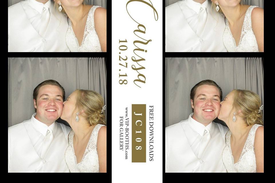 Enclosed Booth Photo Strips