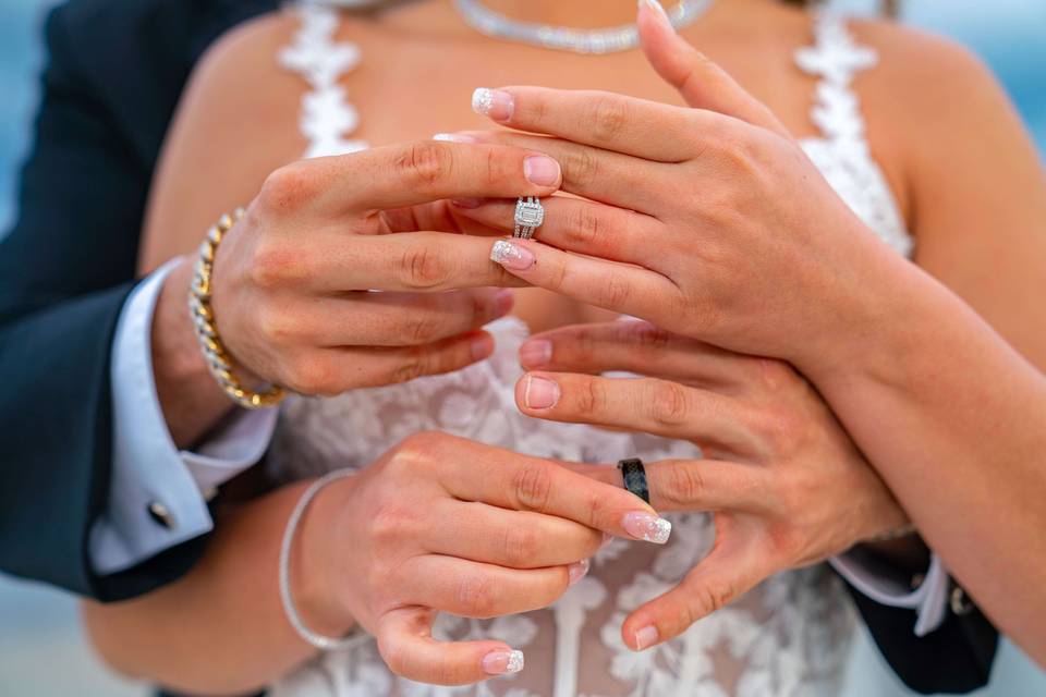 Bride & Grooms Hands
