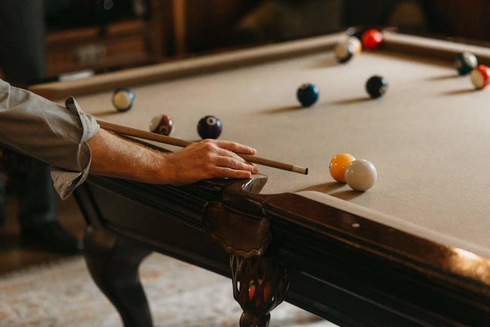 Pool table room