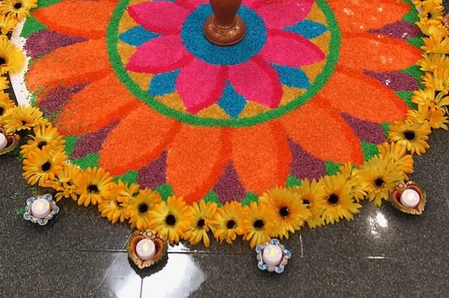 Rice Rangoli