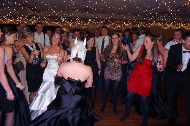 Party time with the bride