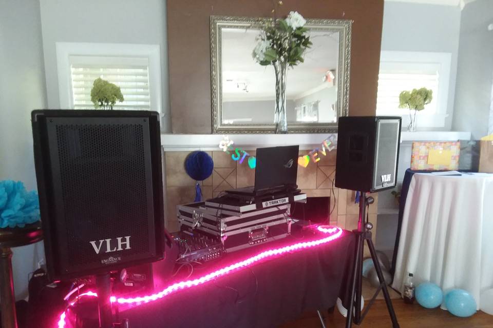 50th Birthday Setup