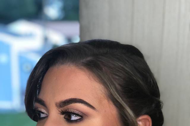 Wedding day look