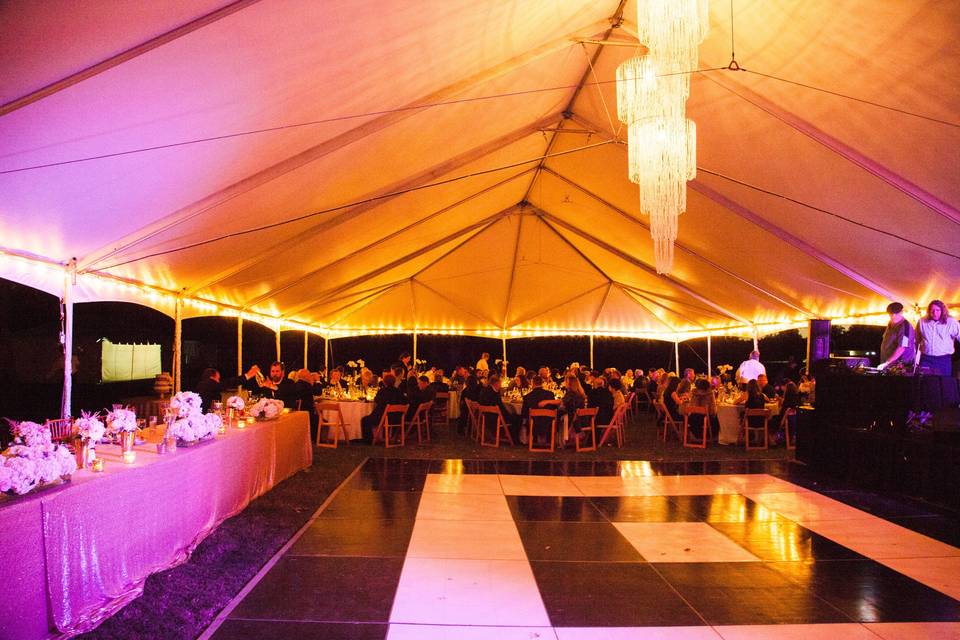 The white tent