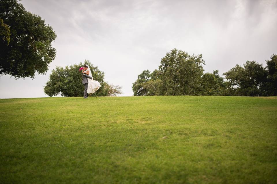 Sweet moments after they're pronounced husband & wife!Photo by DC Photography Studios