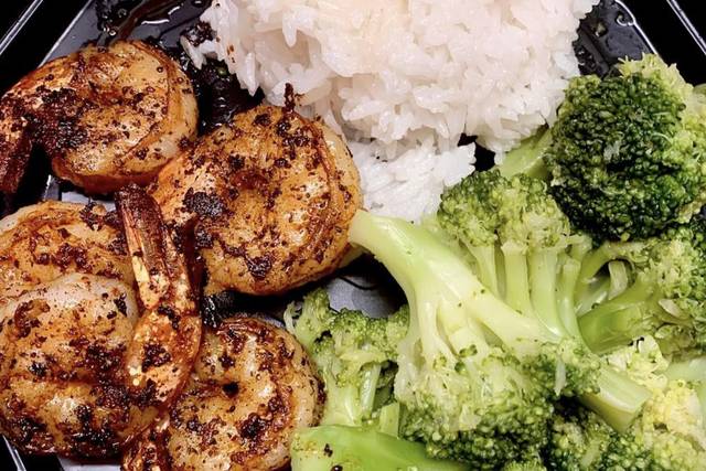 Shrimp and vegetables