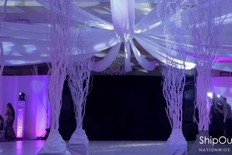 Rent Wedding Ceiling Draping