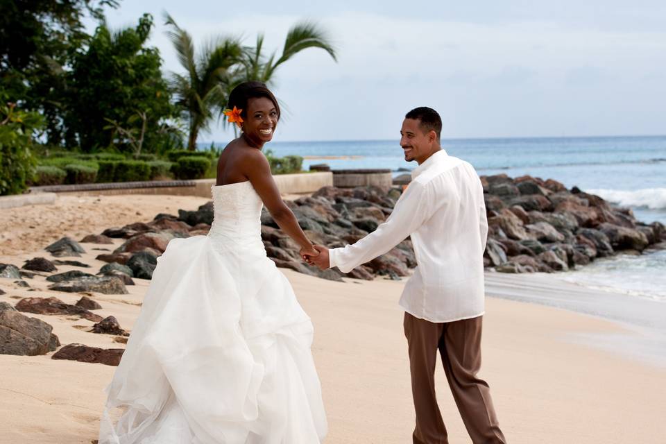 Beach Wedding in Barbados