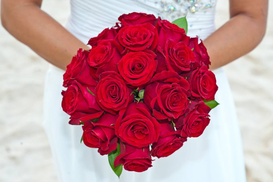Stunning Red Rose Bouquet