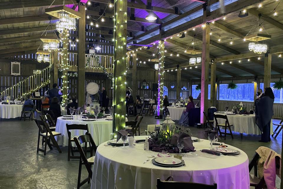 Barn room setup
