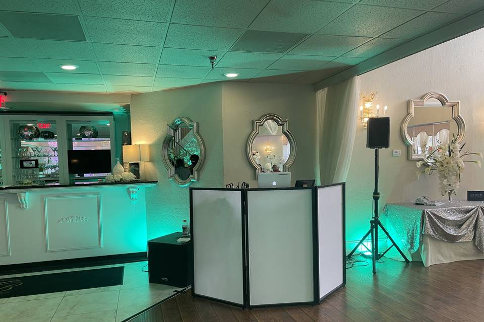 Crystal ballroom on the lake