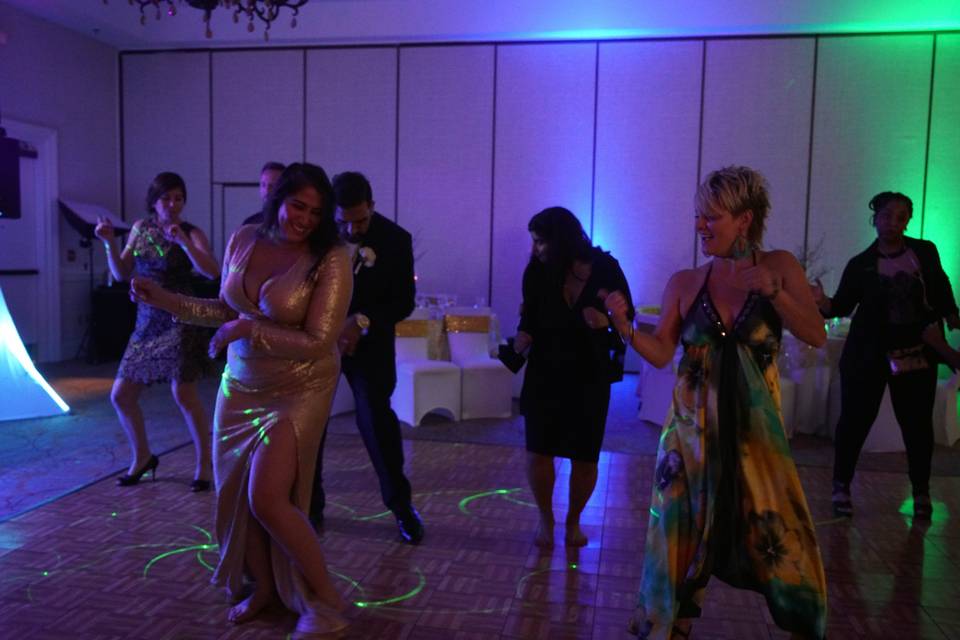 Wedding dancing