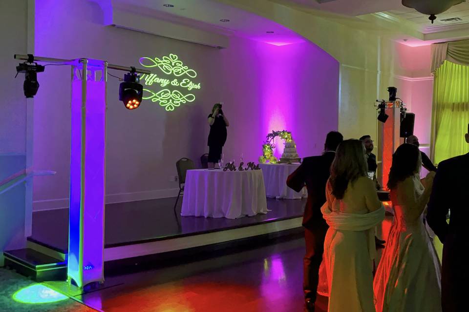 DMX light show