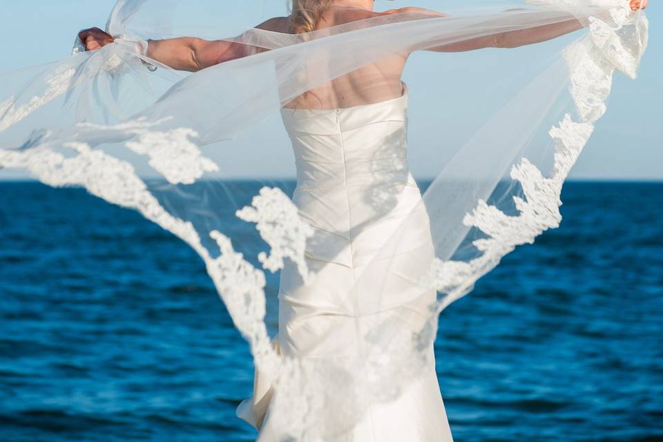 Bride in Cape May, New Jersey