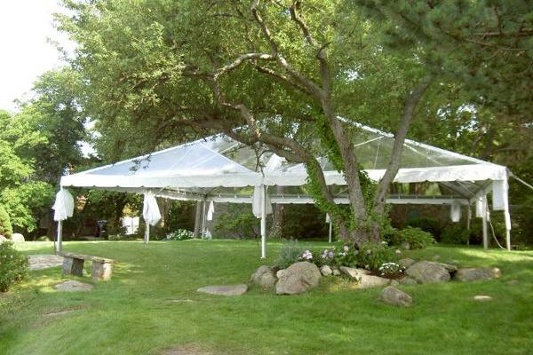 40' x 40' Cleartop Cocktail tent
