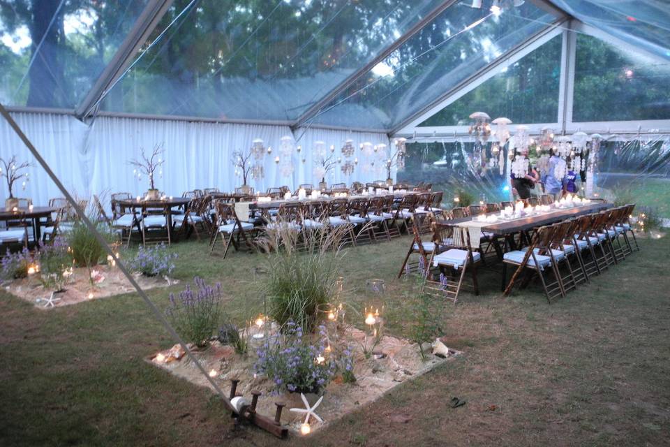 Beachy Tented Event