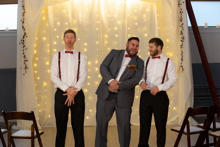 Groom and groomsmen