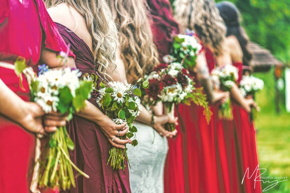 Bohemian flowers and dresses