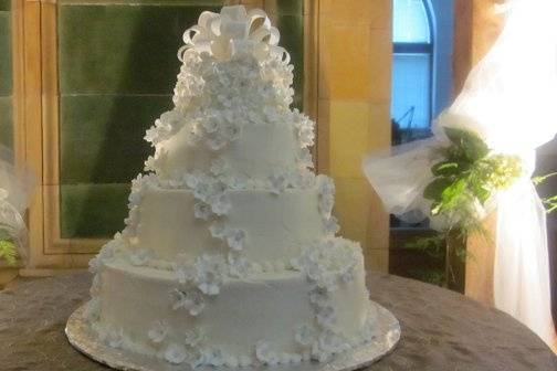 Wedding cake made by our in house pastry department