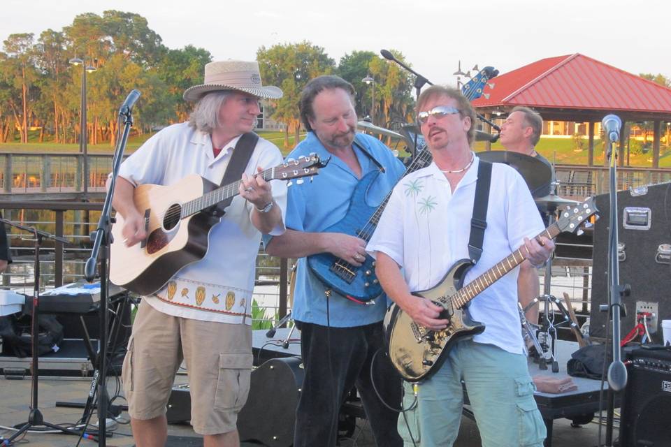 Rockin' out with a little beach music for Del Webb of Orlando