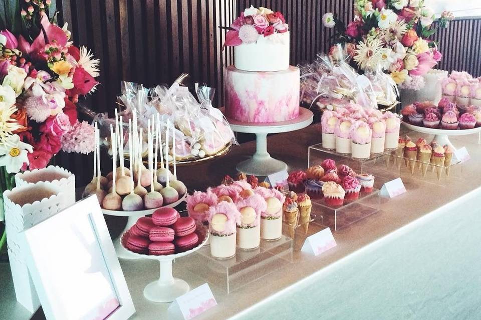 Wedding dessert station