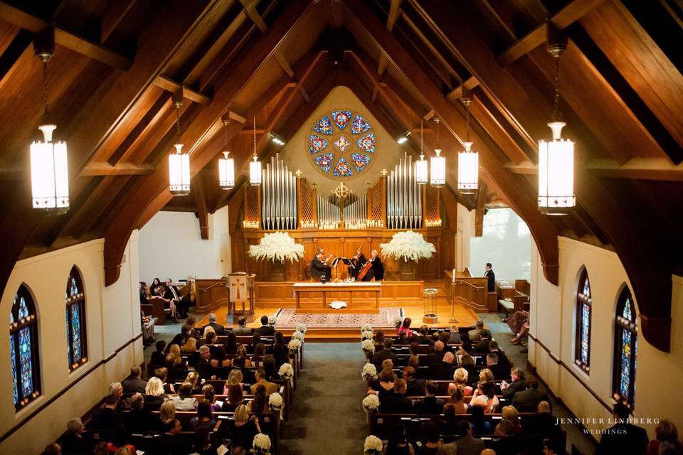 Gorgeous church wedding