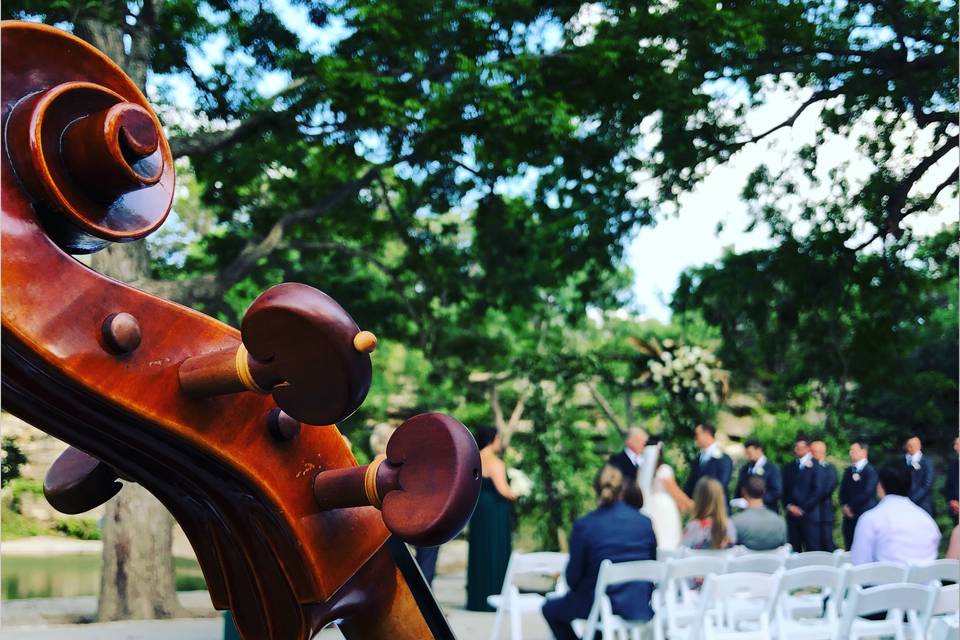 Spring wedding in Driftwood