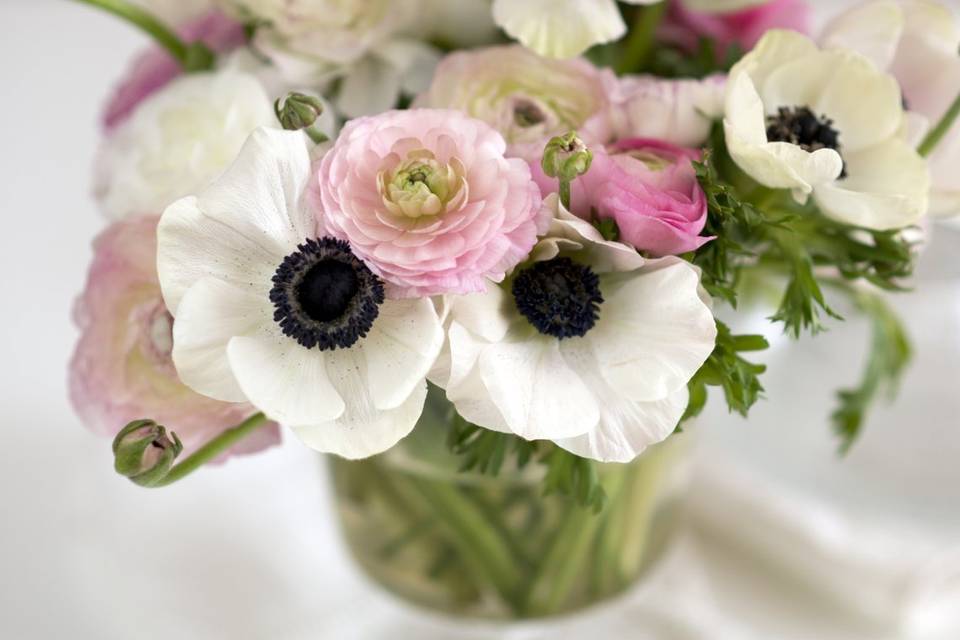 Elegant Anemone Centerpiece