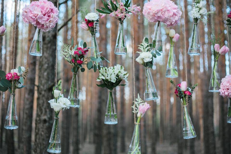 Boho Ceremony Flowers