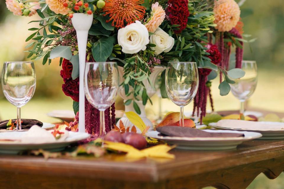 Modern Fall Reception