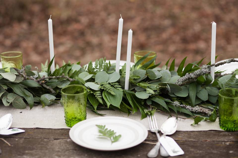 Easy Woodland Wedding