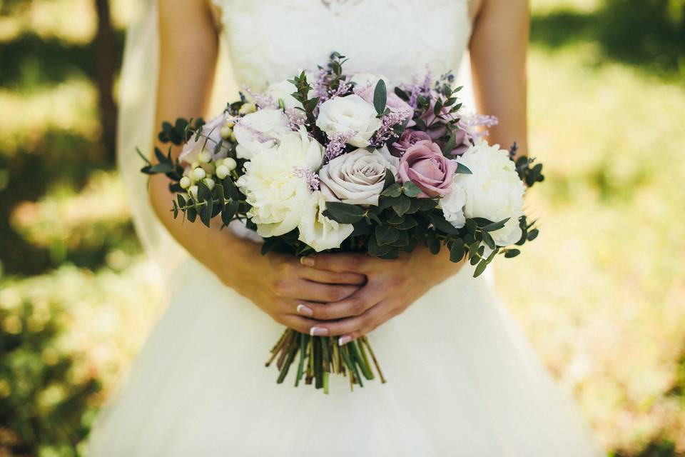 Lavender garden bouquet