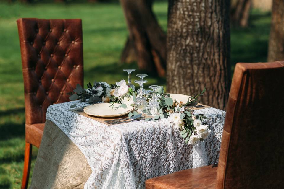 Outdoor Head Table