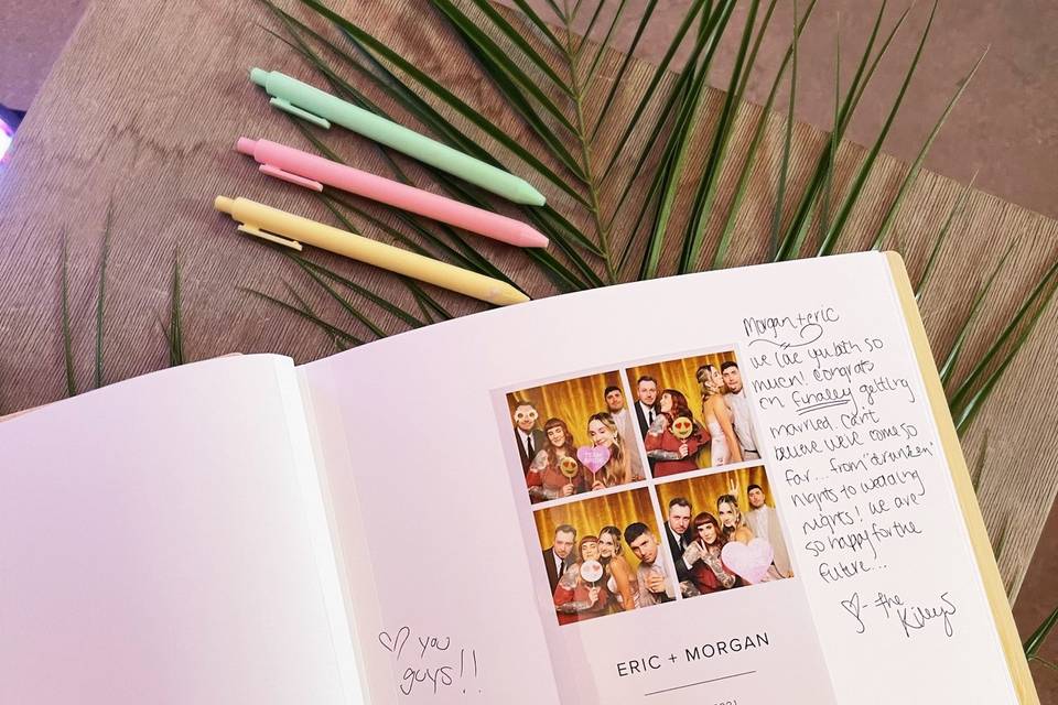 Photo Booth Guest Book Album