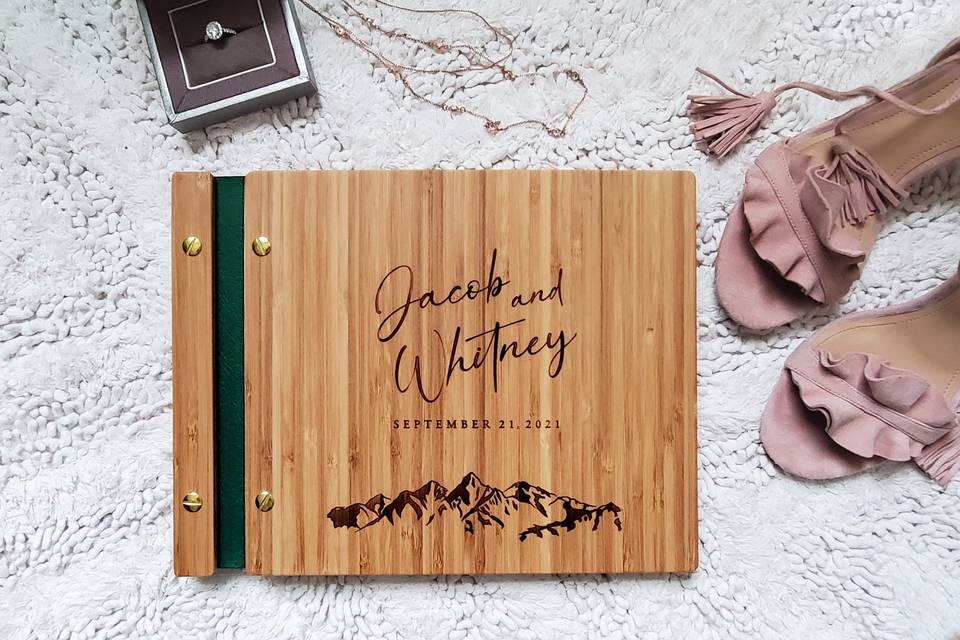 Mountain Wedding Guest Book