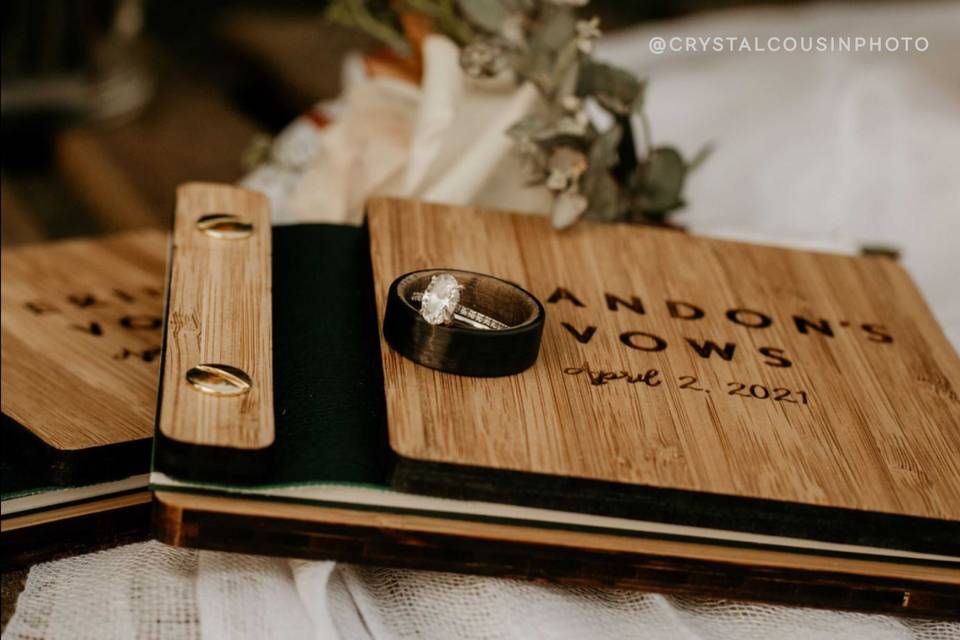 Elopement vow books