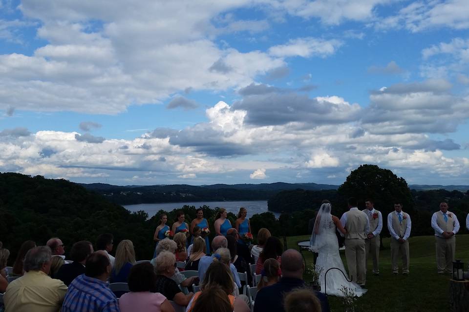 Wedding with a view