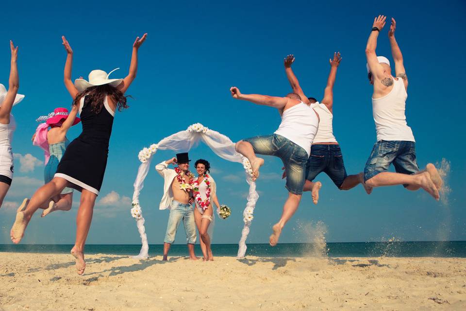 Beach wedding