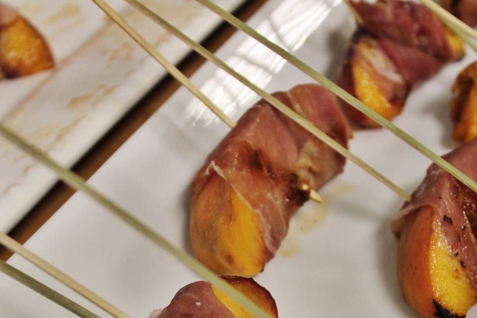 Peaches and prosciutto