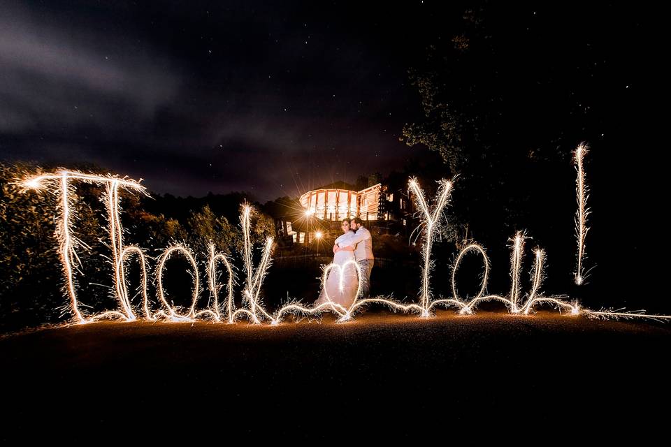 Sparkler Writing!