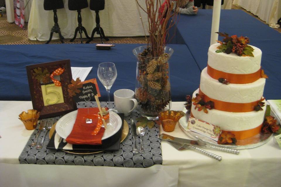 Fall table scape