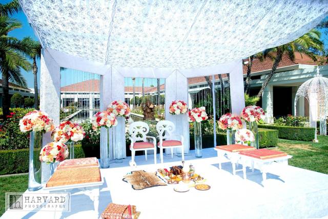 Traditional wedding ceremony set up