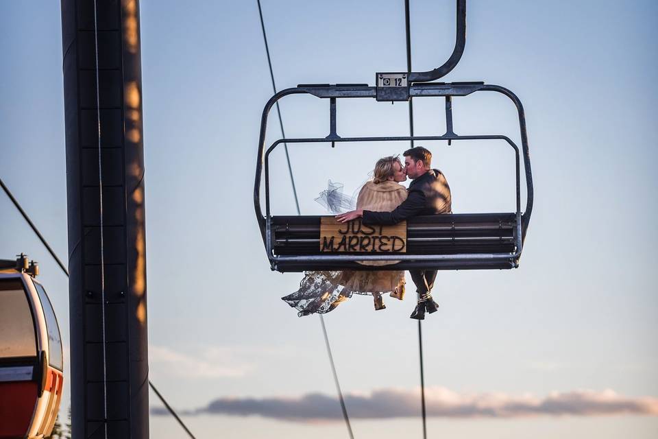 Couple kissing