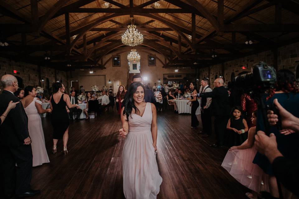 Bride on the dance floor