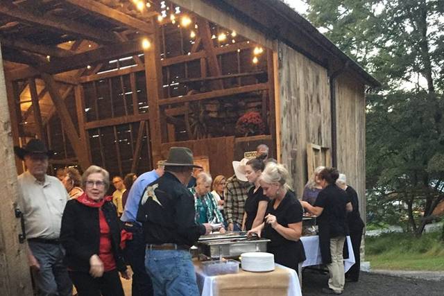Party at the barn