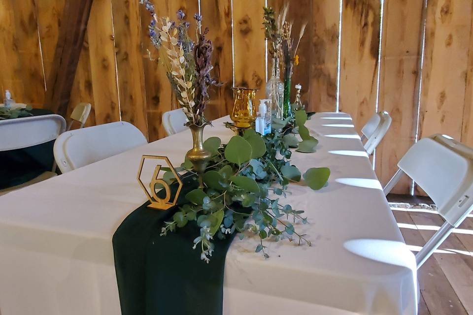Table in the barn