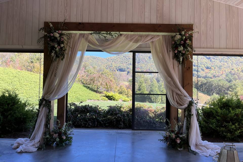 Ceremony backdrop