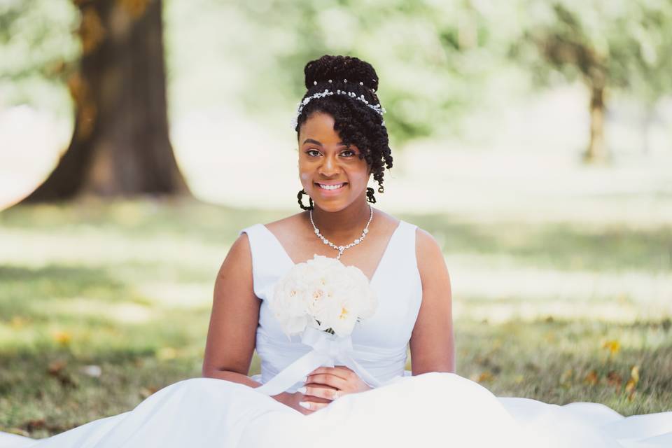 Bride Sitting