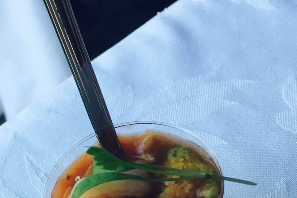 Mexican shrimp cocktail