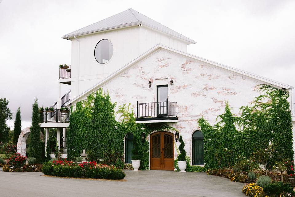Front of venue